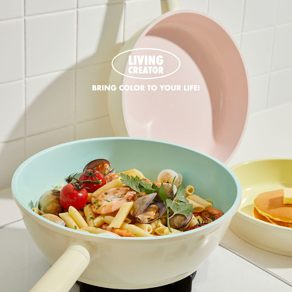 Yori Yori Premium Ceramic Cookware set - Inside Out set
