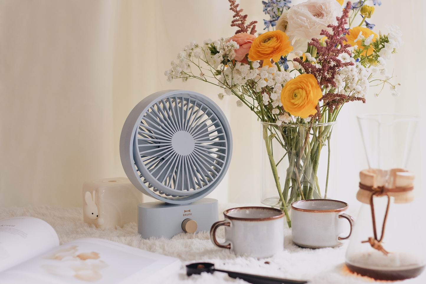 Ventilador portátil oscilante