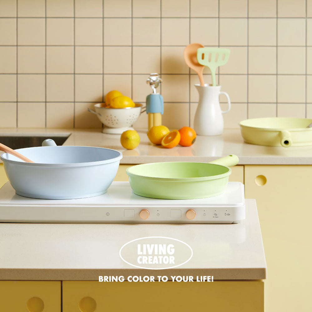 Yori Yori Premium Ceramic Cookware set - Pastel Set