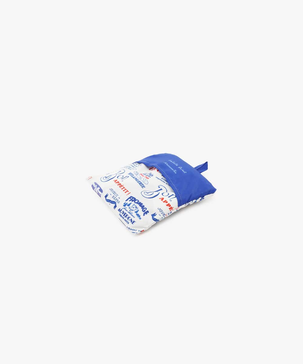 Öko-Tasche – Marineblauer Typo