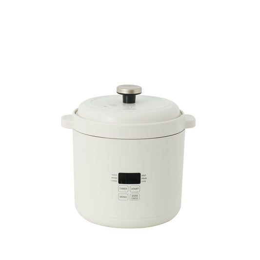 Mini olla arrocera color marfil