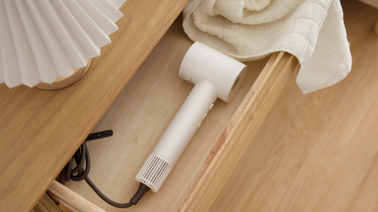High Speed Ionic Hair Dryer Pearl White