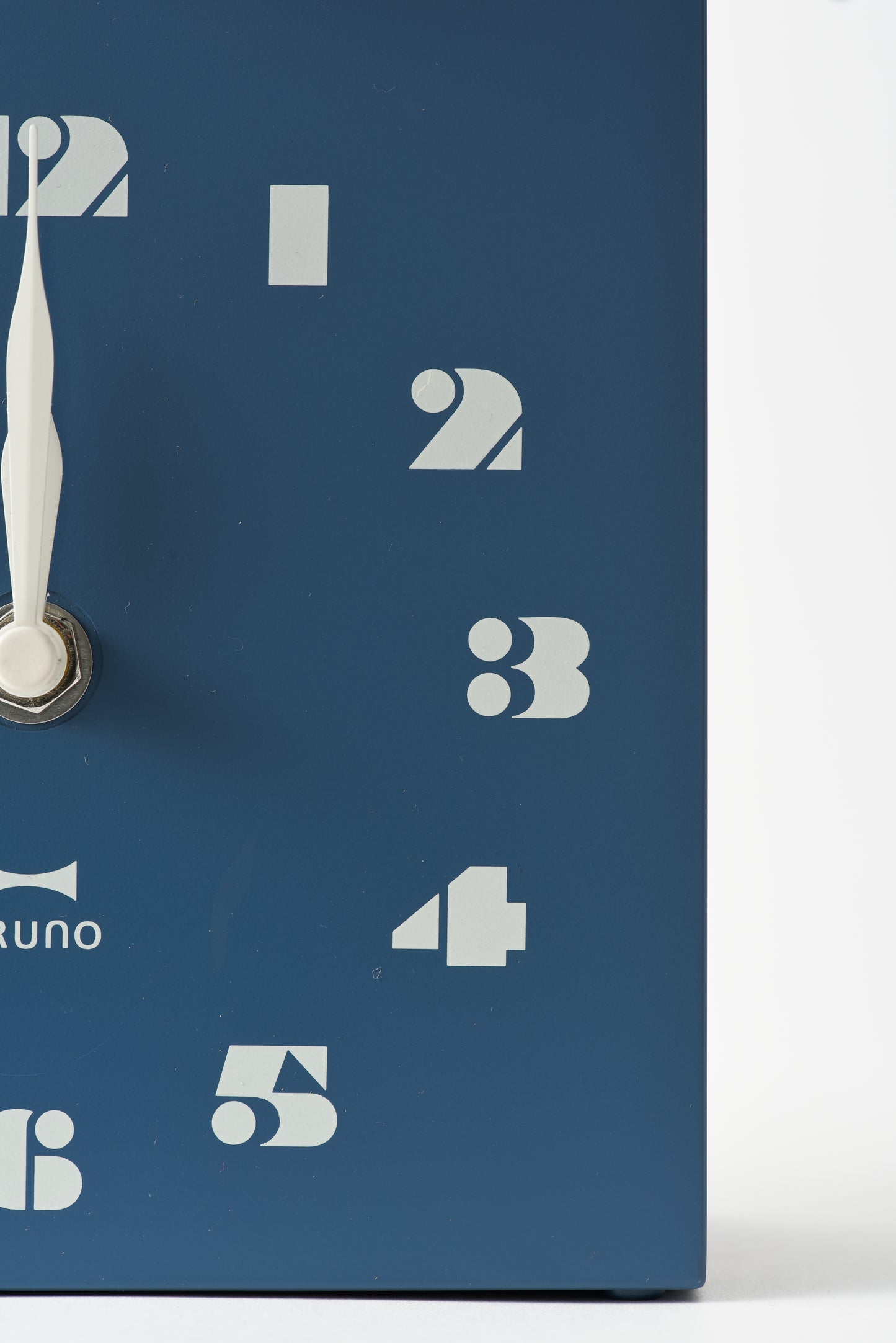 Bird House Clock in Navy