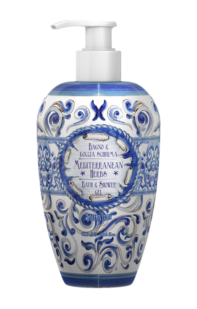 Maioliche Shower Cream 700 ml - Mediterranean Herbs