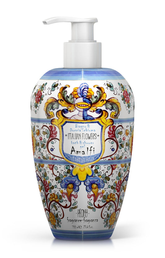 Maioliche Shower Cream 700 ml - Amalfi Peony