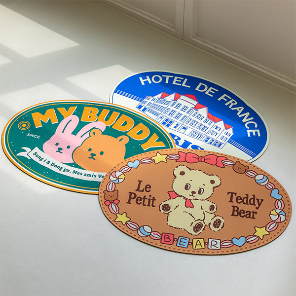 Washable Soft Diatomite Bath Mat - Le Petit Bear