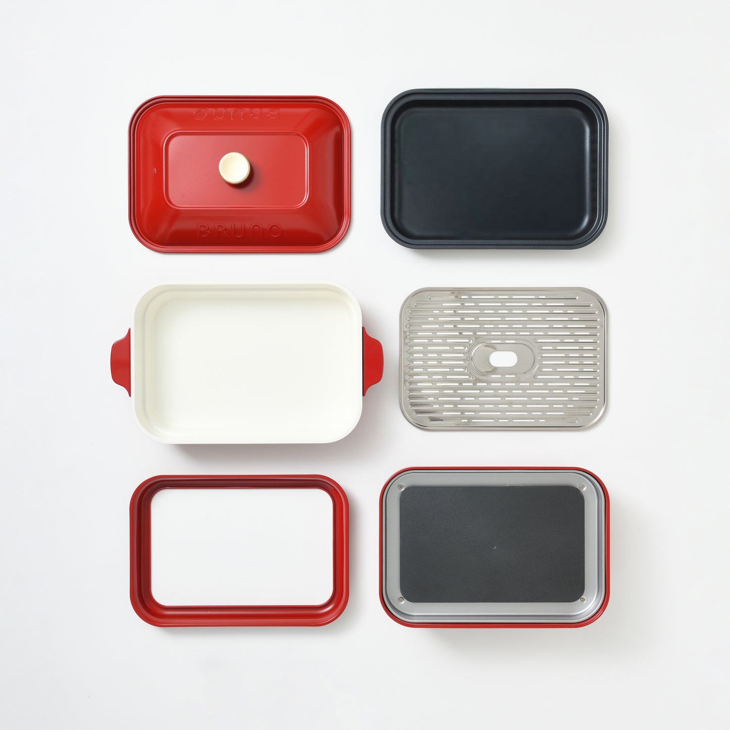 Compact Digital Hotplate - Red