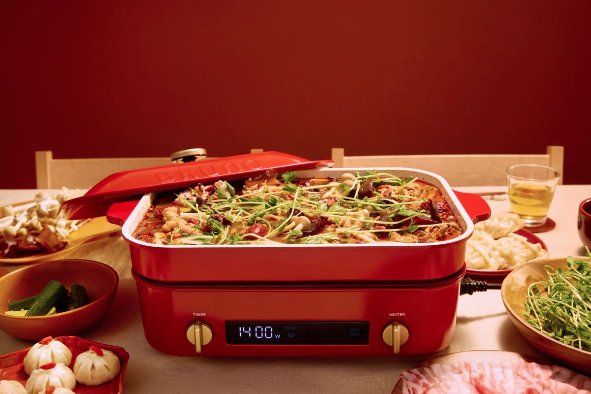 Compact Digital Hotplate - Red