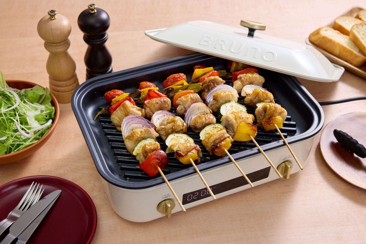 Compact Digital Grill Plate