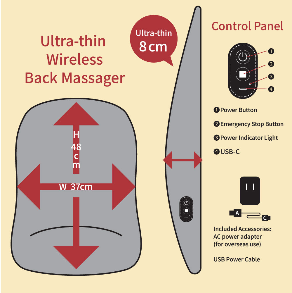 Chameleon Massager - Back