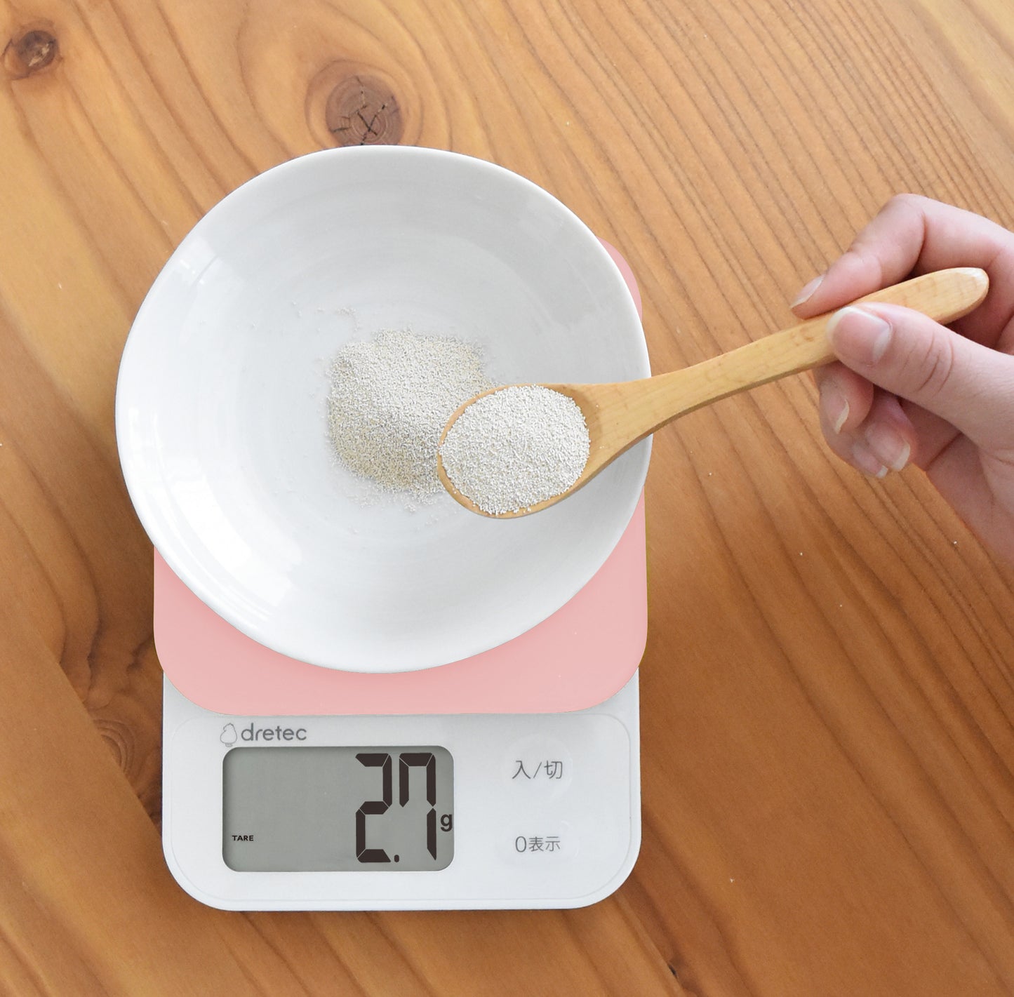 Precision Digital Scale (0.1g-2kg) in Pink