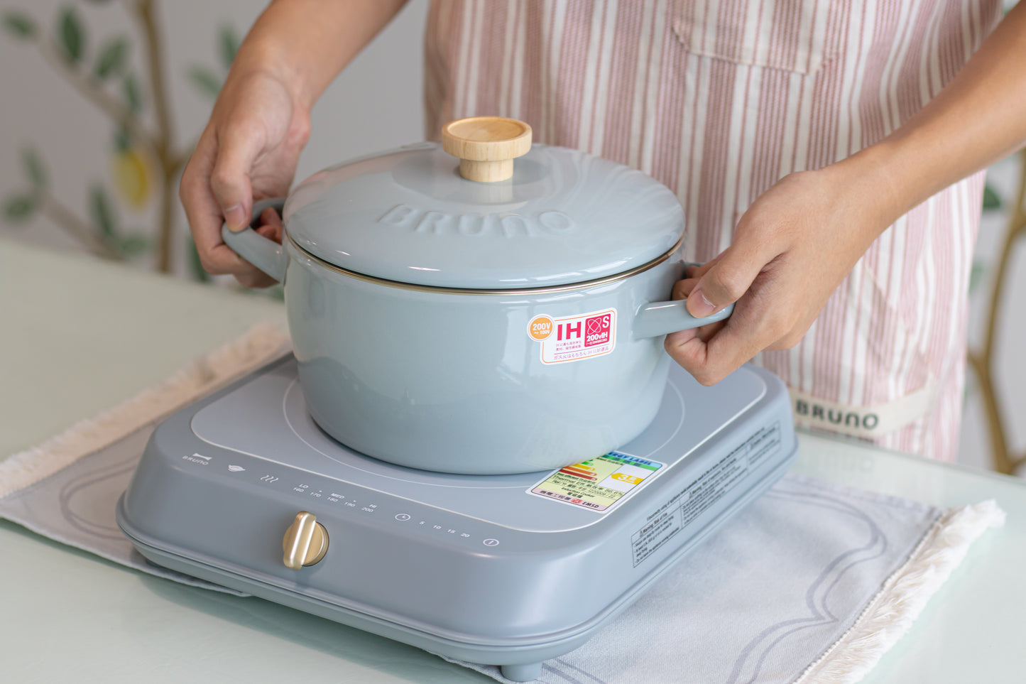 IH Cooking Heater - Blue Gray