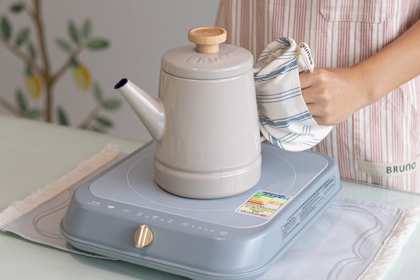 IH Cooking Heater - Blue Gray