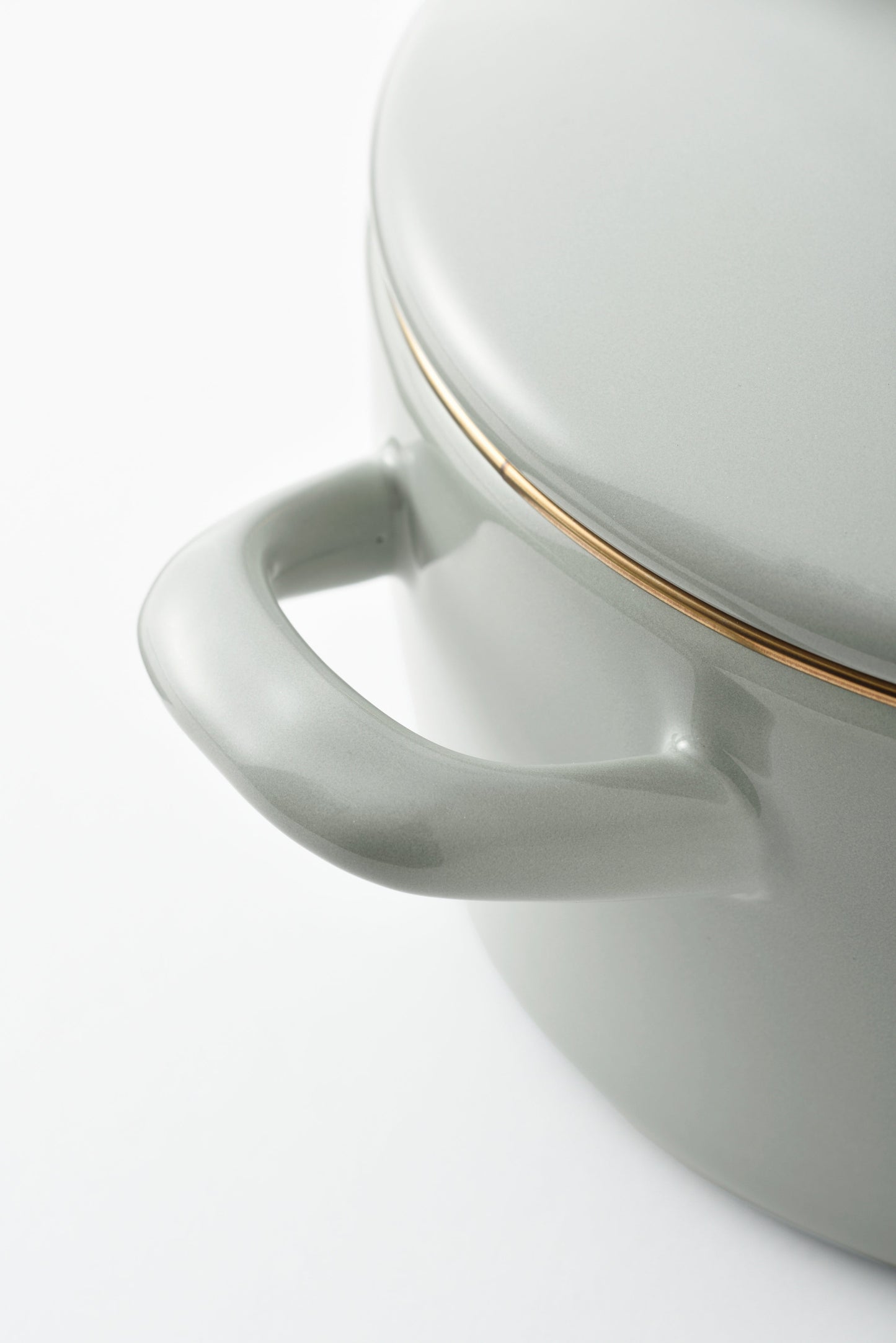 BRUNO x Fujihoro Enamel Pot (20cm) - Greige