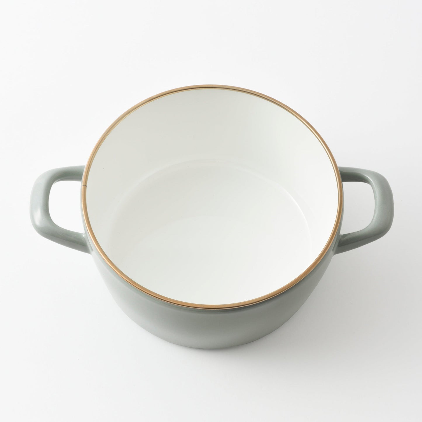 BRUNO x Fujihoro Enamel Pot (20cm) - Greige