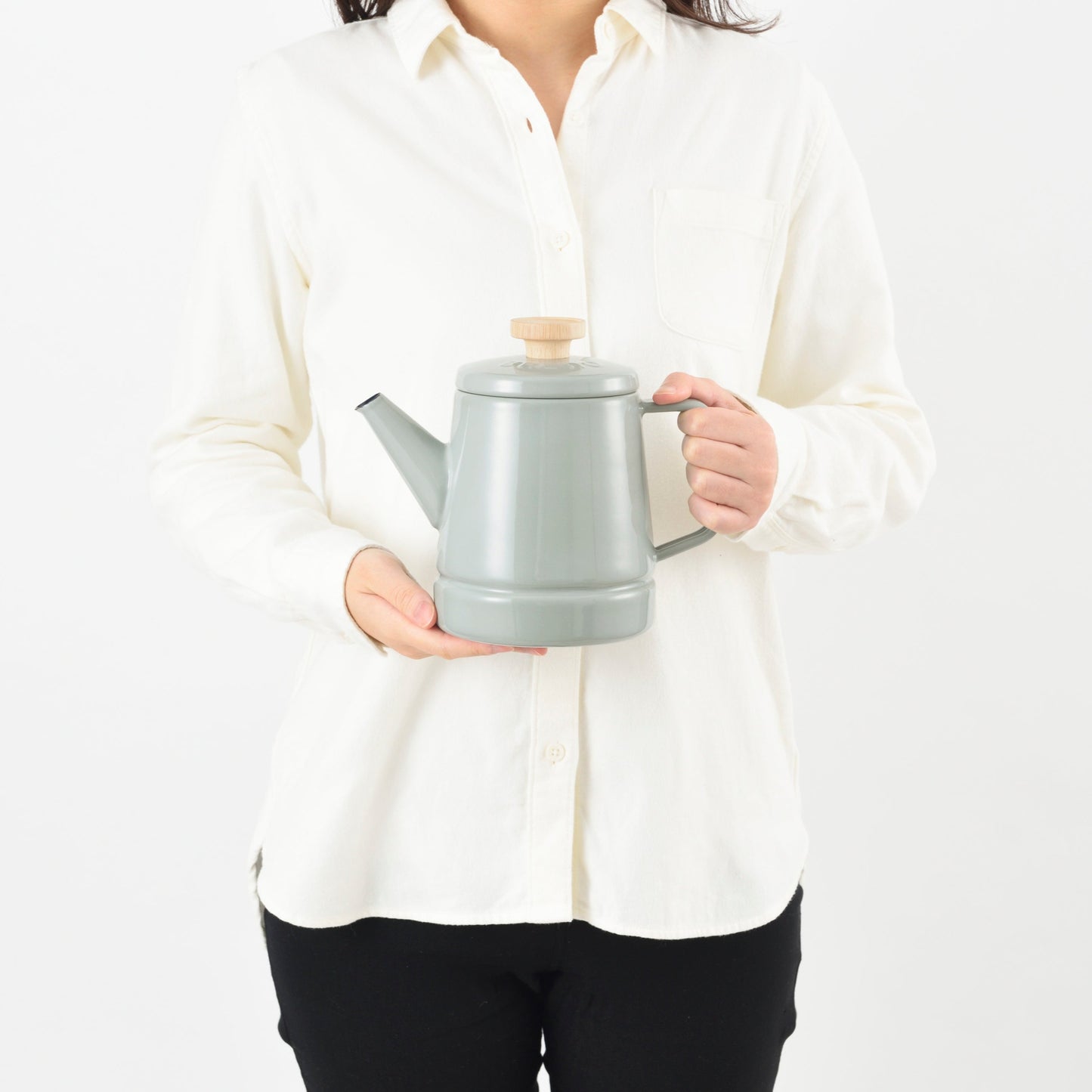 BRUNO x Fujihoro Enamel Kettle 1.6L - Blue Green