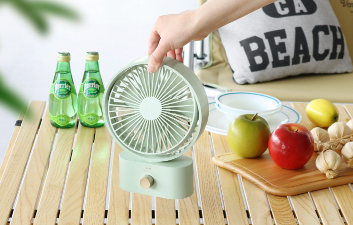 Ventilador portátil oscilante