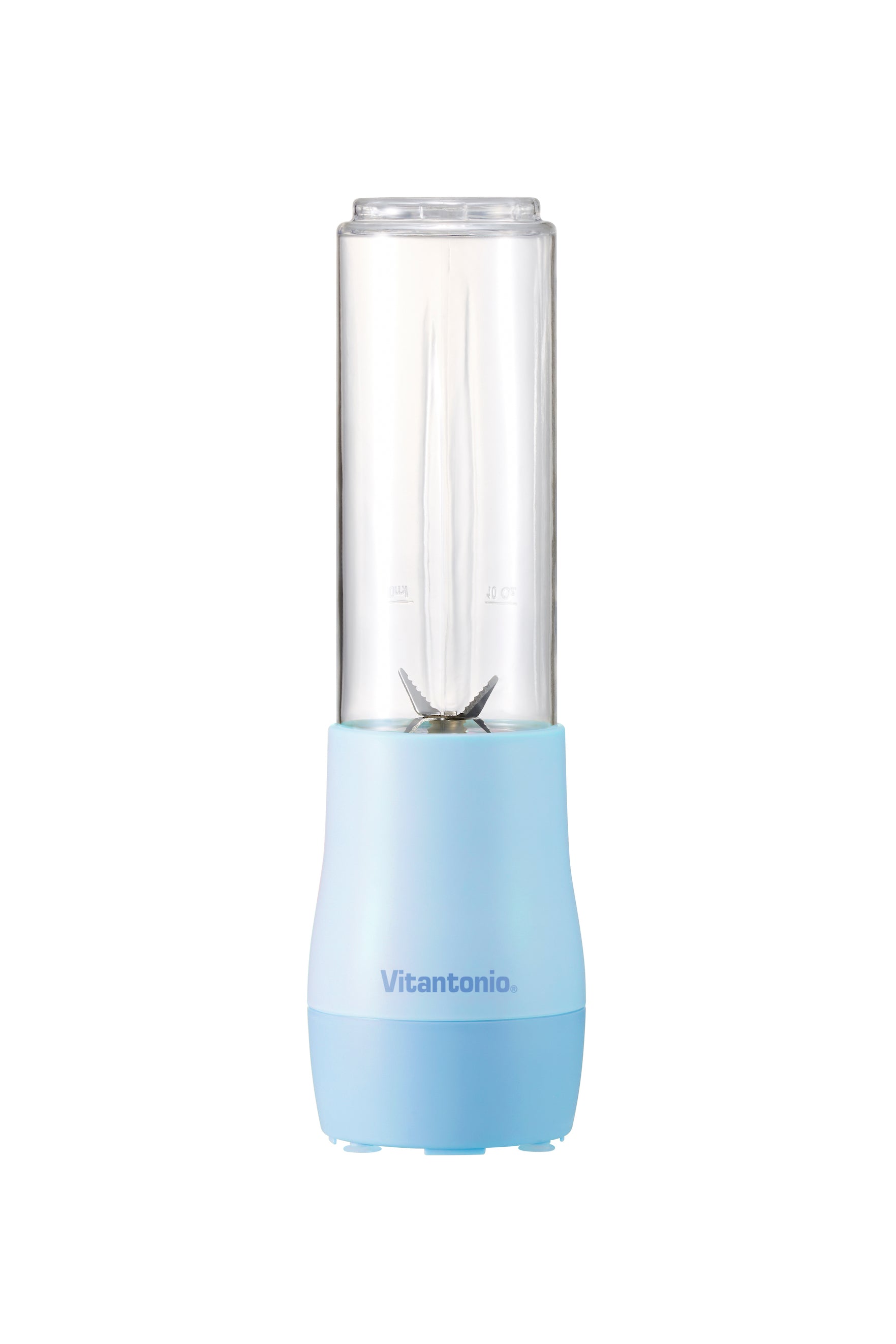 Mini-Flaschenmixer in Babyblau