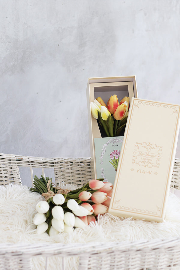 Tulip Bouquet LED Lights (Peach)