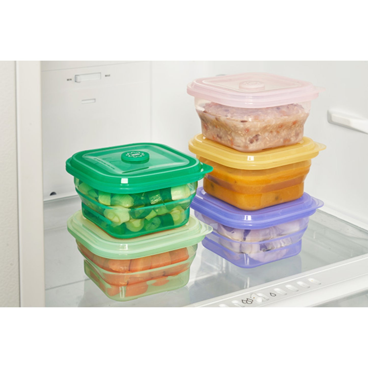 Push Lock Collapsible Lunch Box 400ML