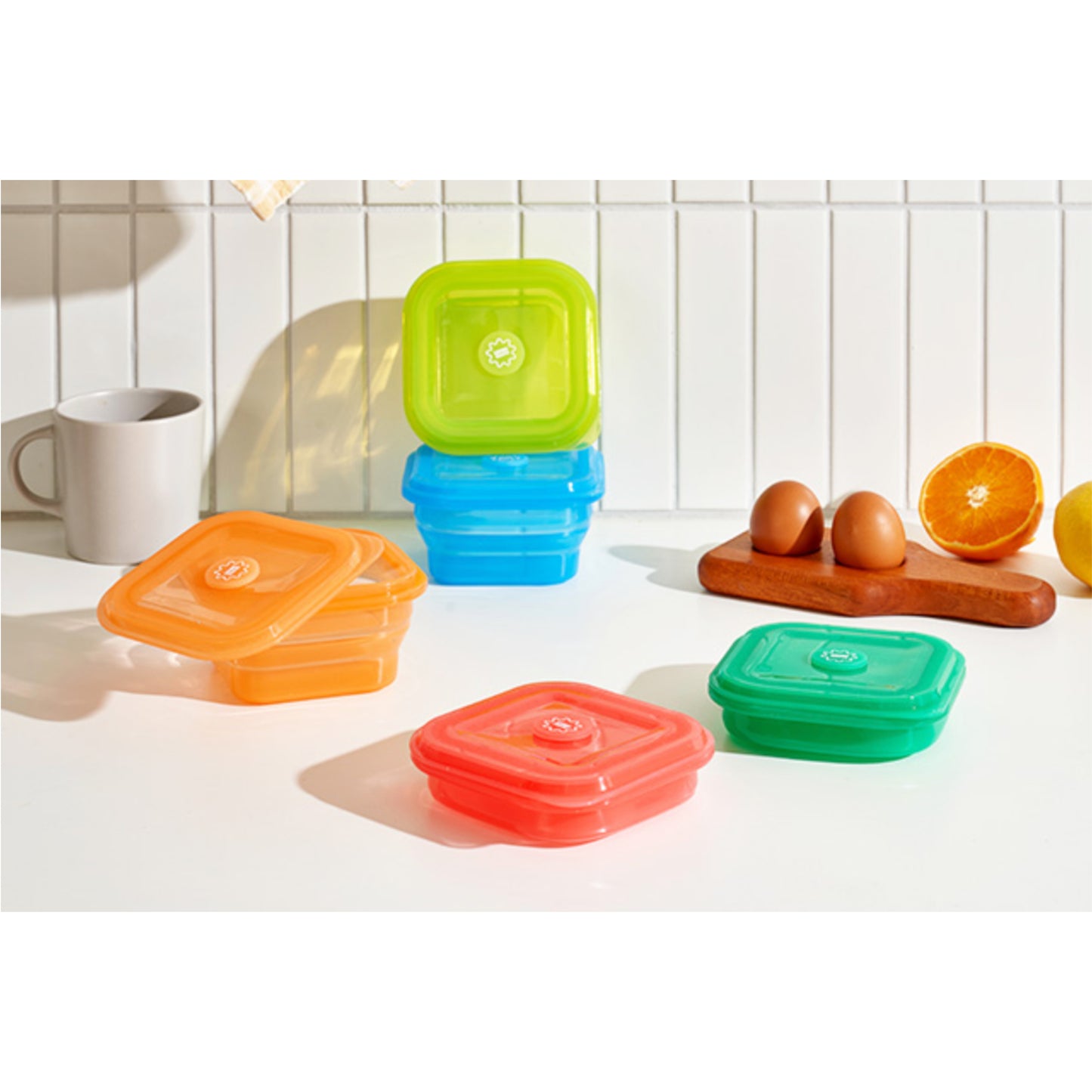 Push Lock Collapsible Lunch Box 200ML