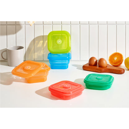 Push Lock Collapsible Lunch Box 400ML