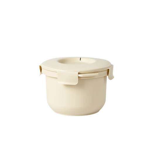 Low Calorie Microwavable Rice Cooker in Cream