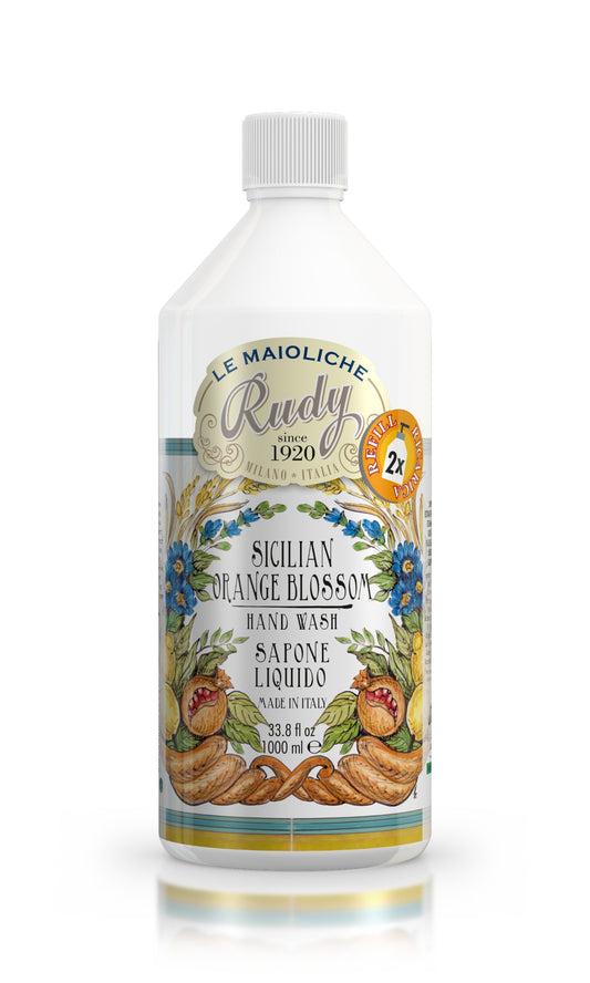 Maioliche Hand Wash Refill 1000 ml - Sicilian Orange Blossom