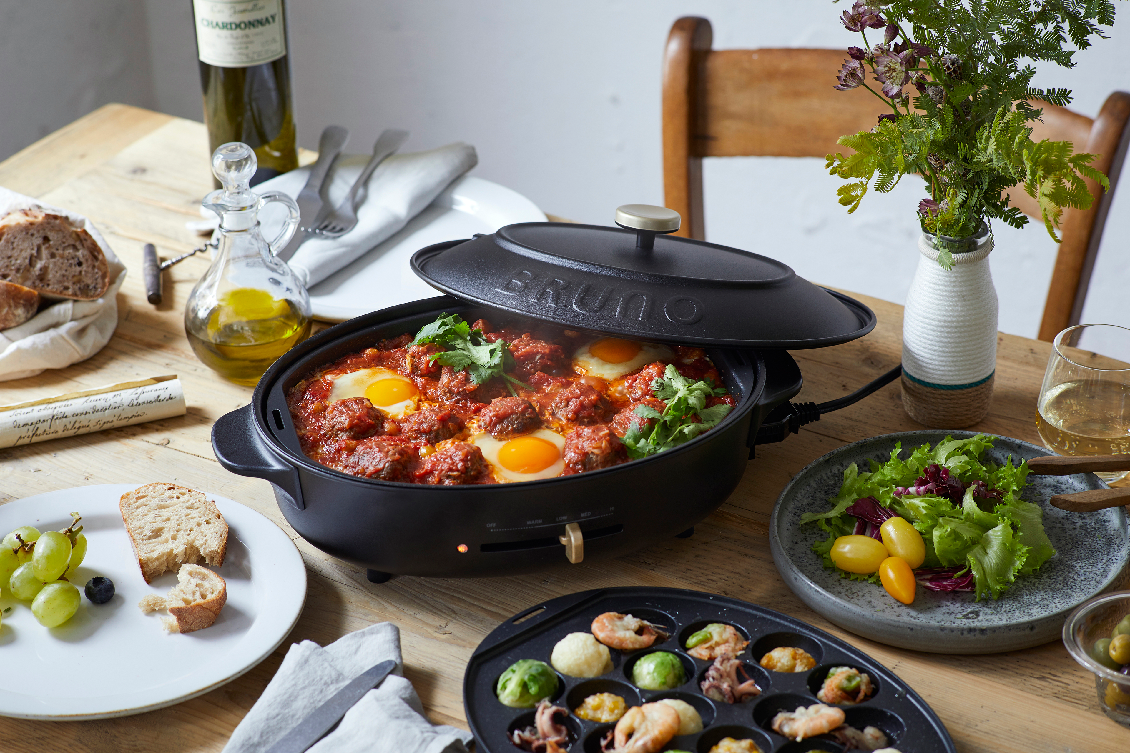 美品 BRUNO Oval Hot Plate BRUNO Oval Hotplate in Griege – Cote Maison Asia
