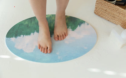 Diatomite Bath Mat - Pond