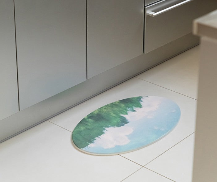 Diatomite Bath Mat - Pond