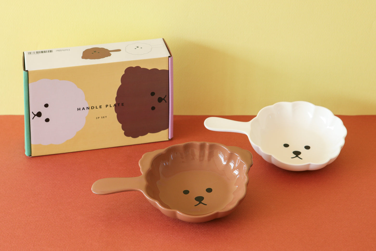 Handle Plate 2 Piece Set - Bichon & Poodle