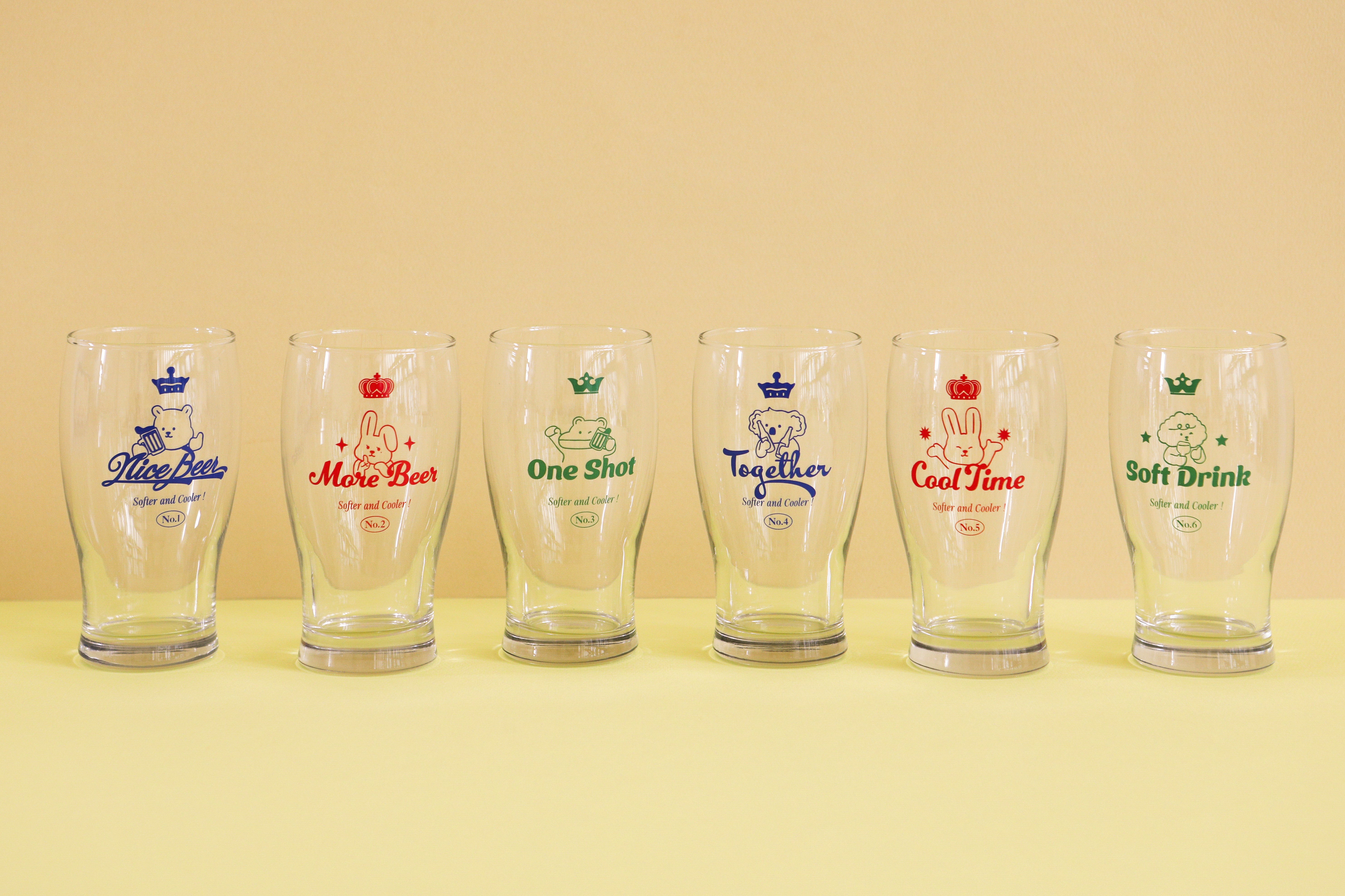 DAILYLIKE My Buddy 6 Piece Beer Glass Set – Cote Maison Asia