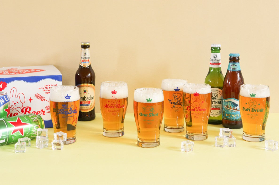 My Buddy 6 Piece Beer Glass Set