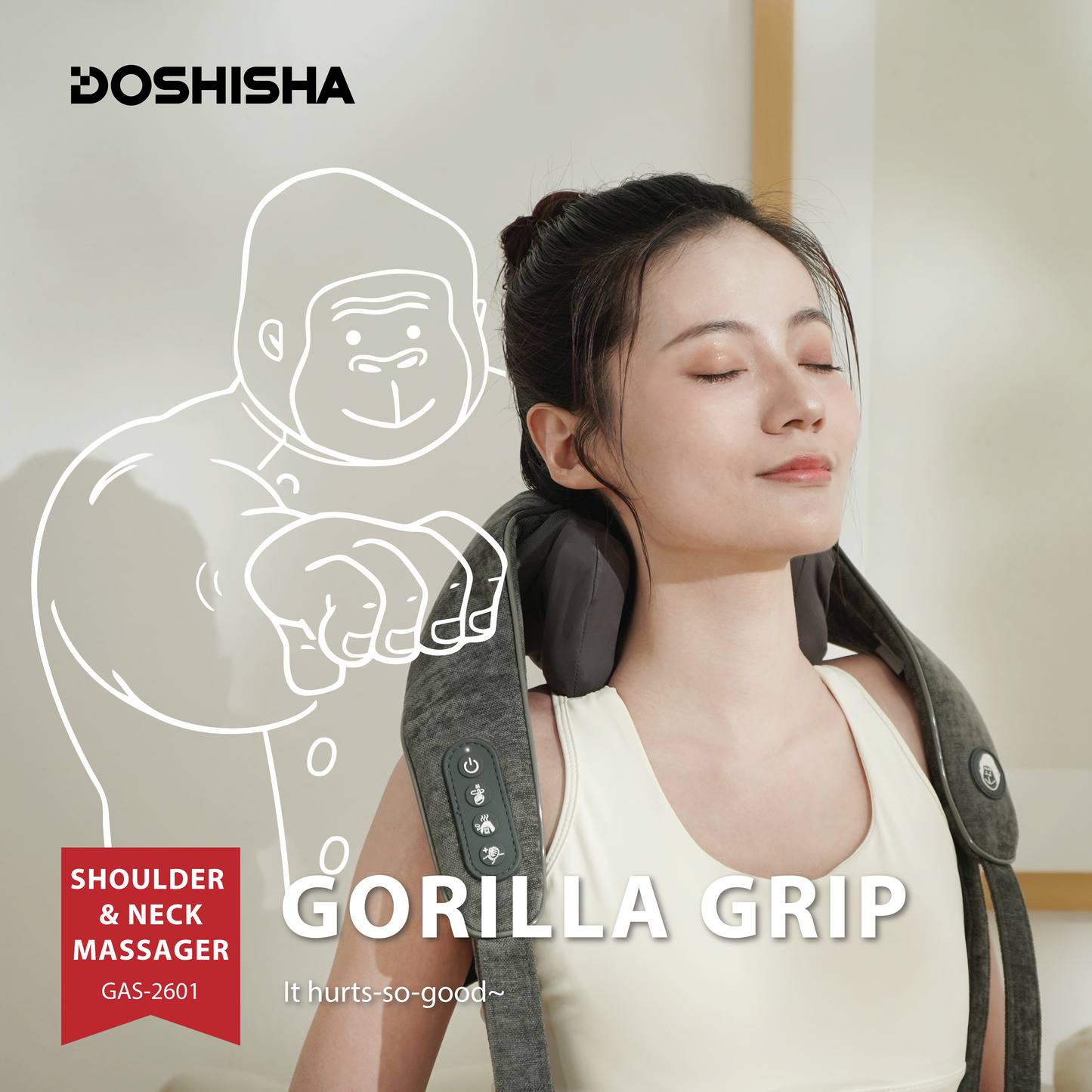 Gorilla Massager - Neck & Shoulder
