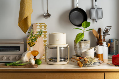 Glass Air Fryer - Ivory