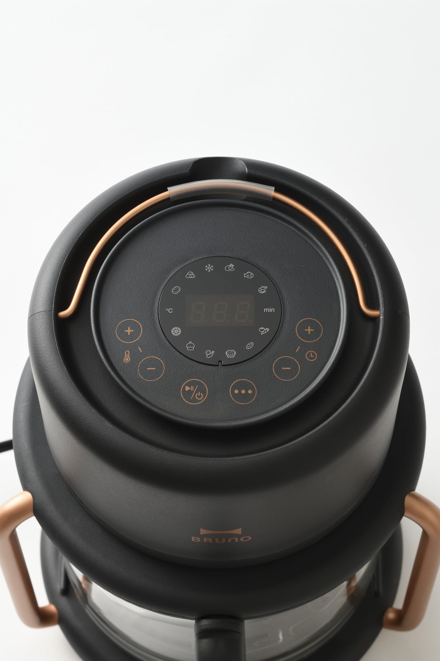 Glass Air Fryer - Charcoal Black