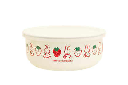 Miffy Strawberry 16 cm Round Container