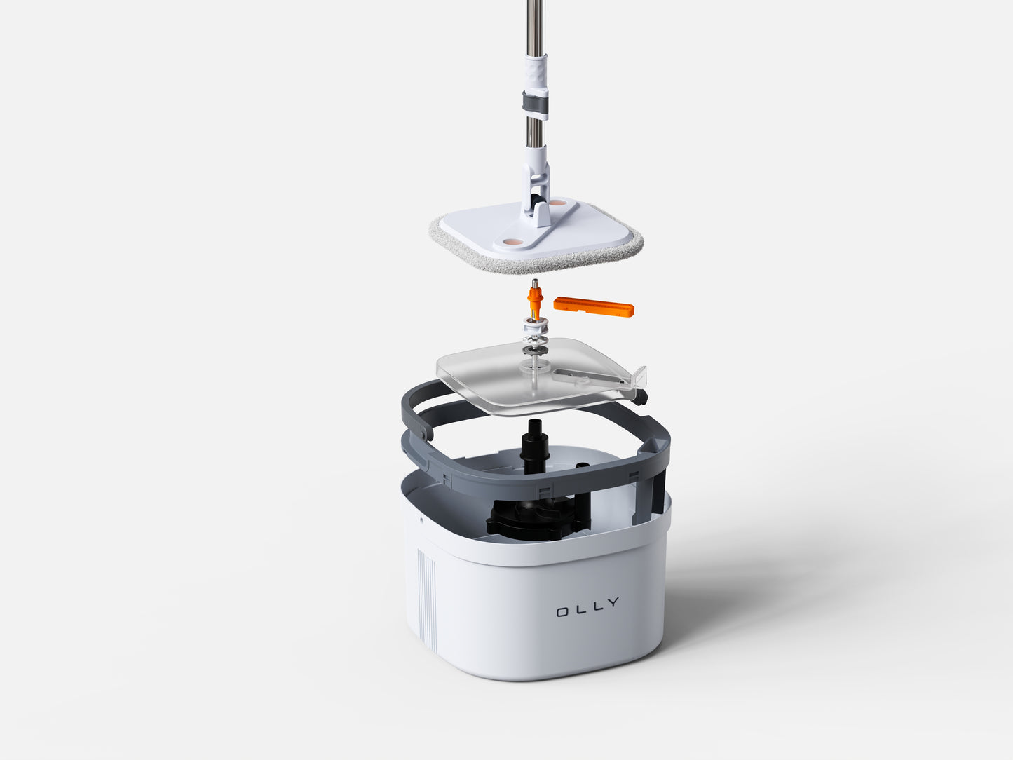 OLLY Separation Spin Mop White