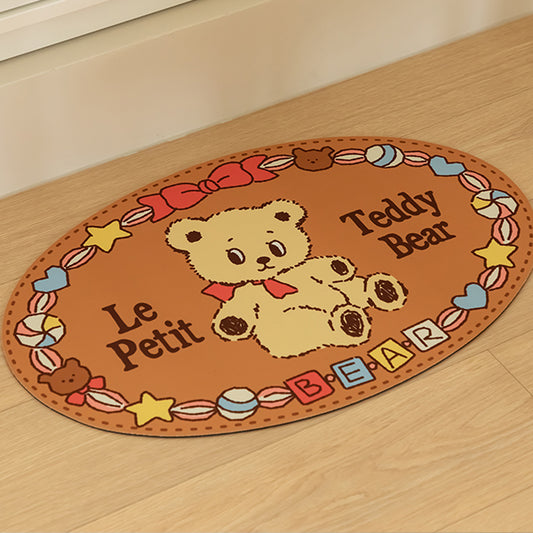 Washable Soft Diatomite Bath Mat - Le Petit Bear