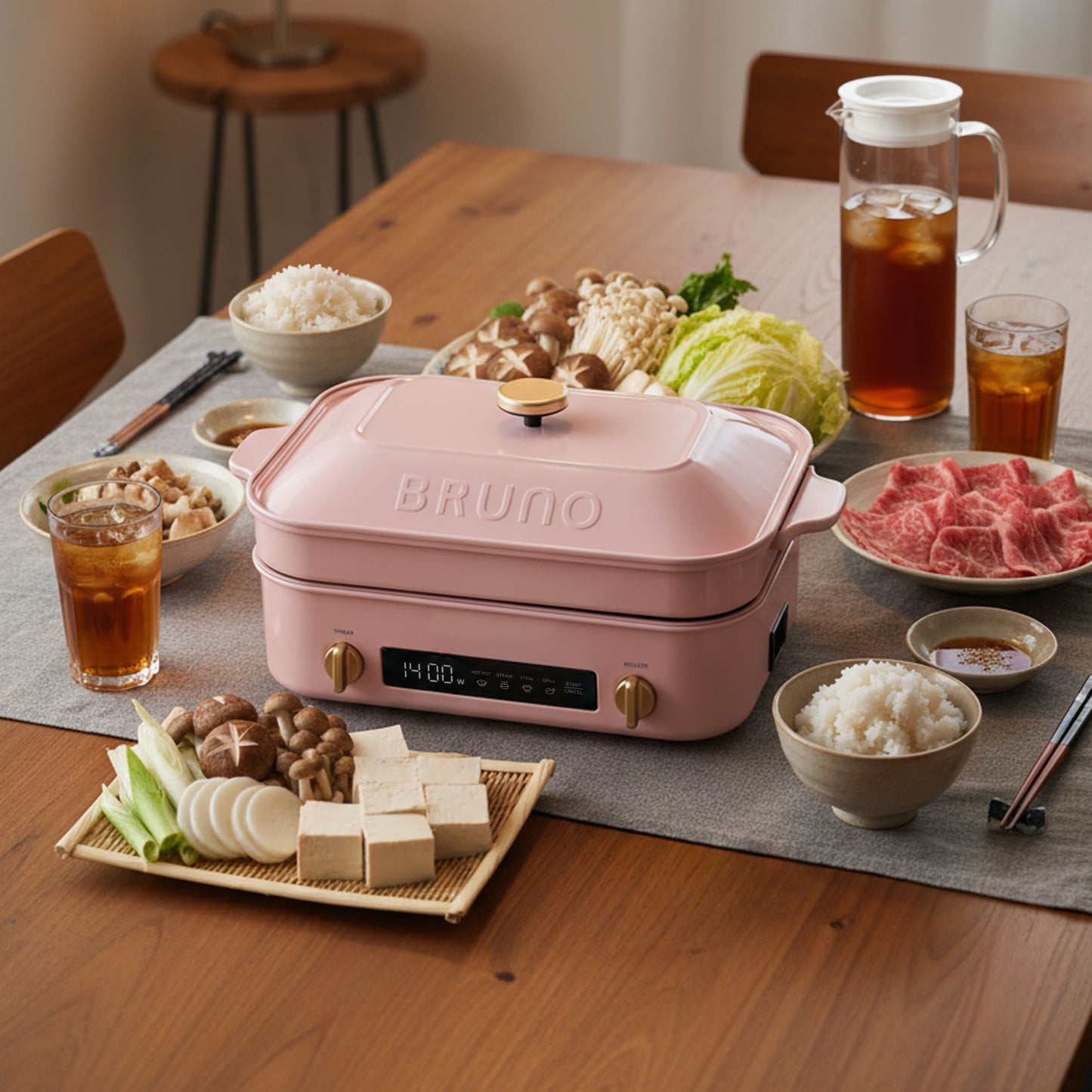Compact Digital Hotplate - Pink