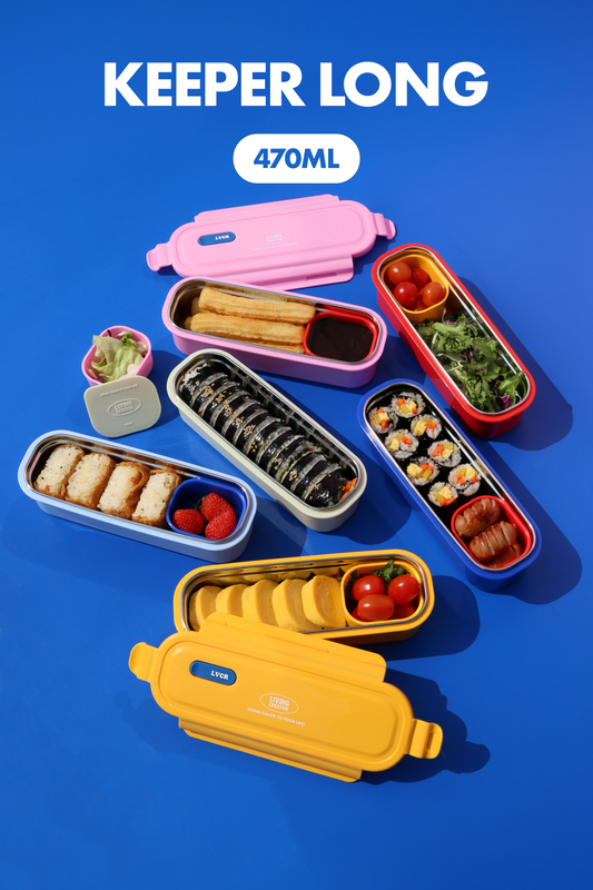 Keeper Long Double Stainless Steel Container 470ML