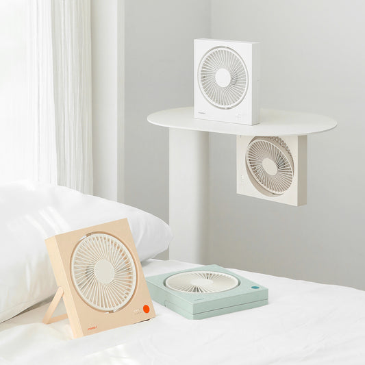 Magnet Square Cordless Desk Fan