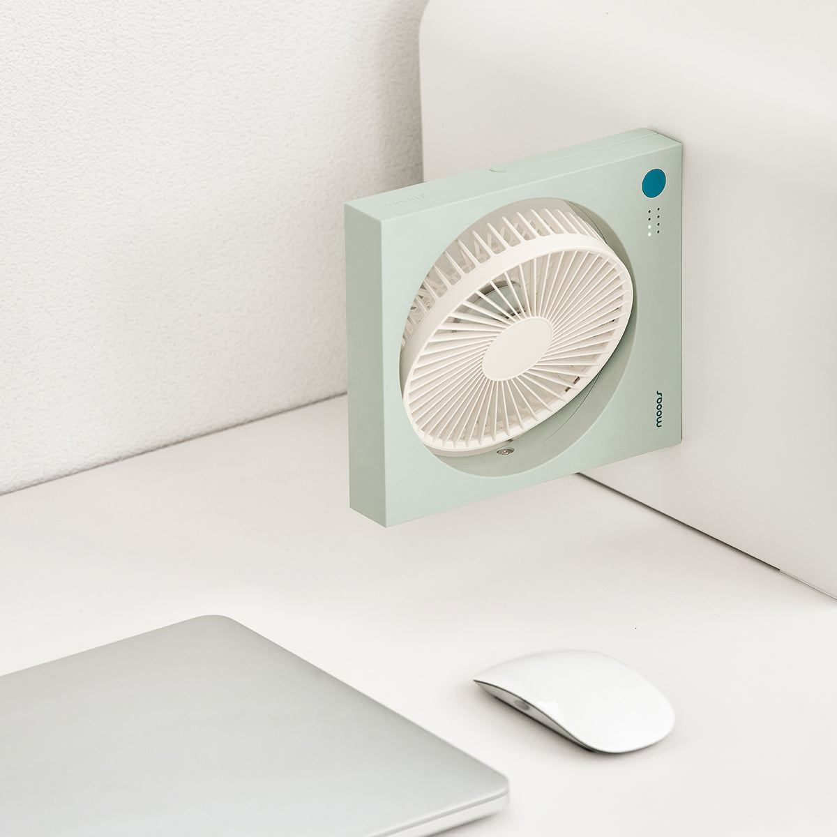 Magnet Square Cordless Desk Fan
