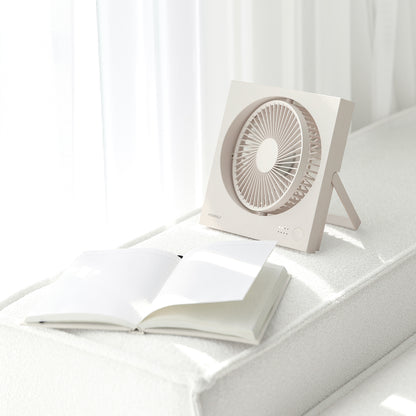 Magnet Square Cordless Desk Fan
