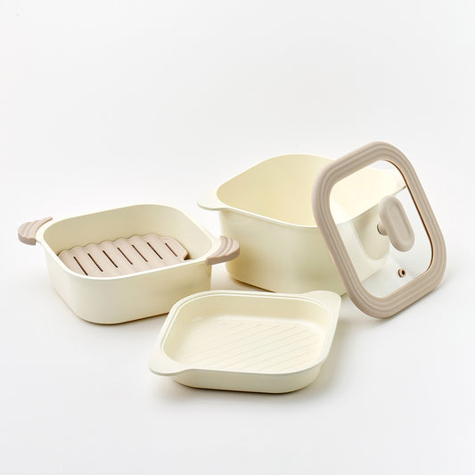 Easyway Metal Compact 6pc Cookware Set