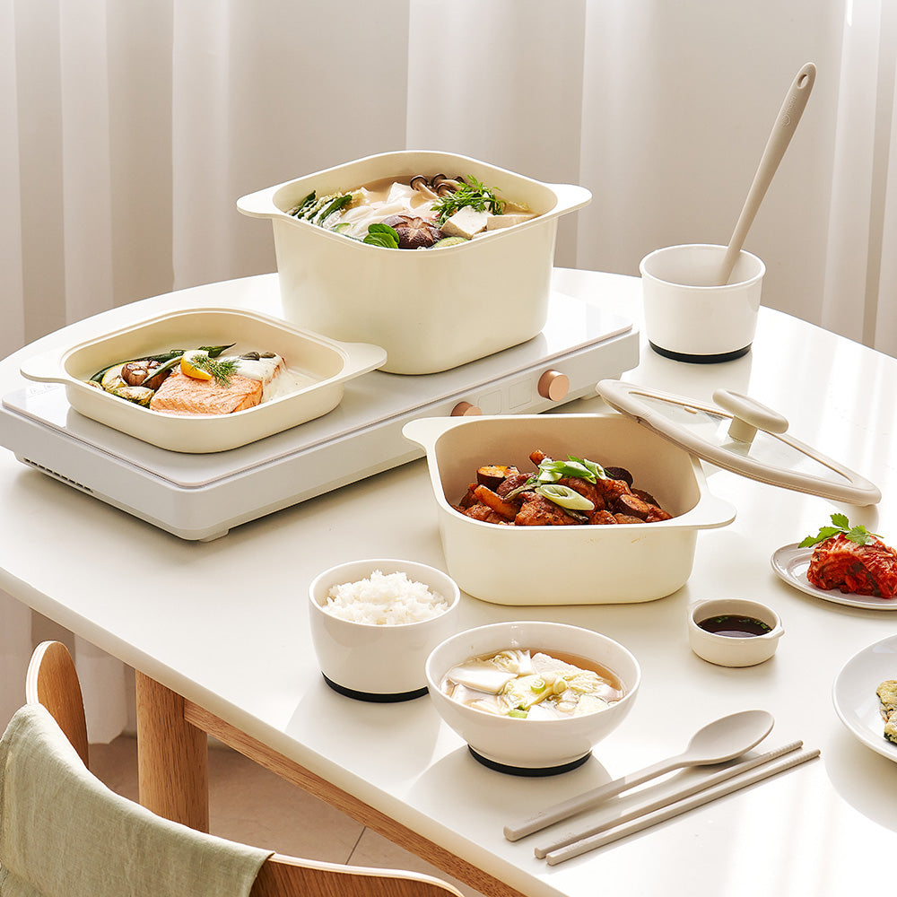 Easyway Metal Compact 6pc Cookware Set