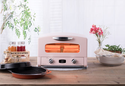 Graphite Grill & Toaster Oven in Pink
