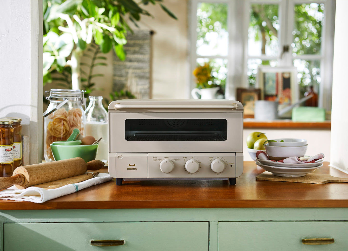 Steam & Bake Toaster - Griege