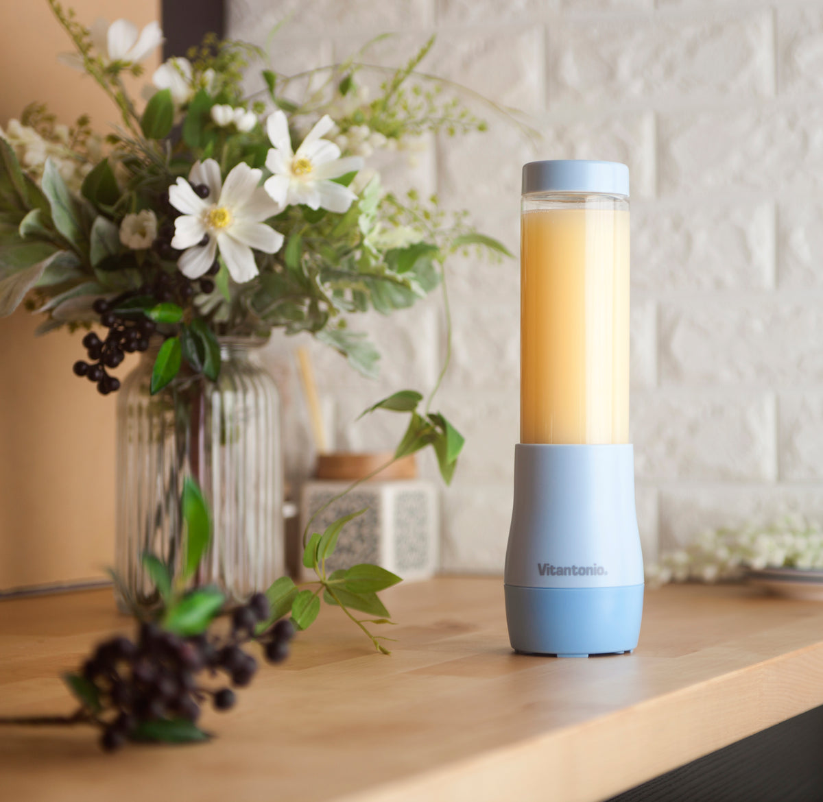 Vitantonio Mini-Flaschenmixer in Babyblau – Cote Maison Asia